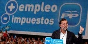 mas empleo y menos impuestos el lema del pp